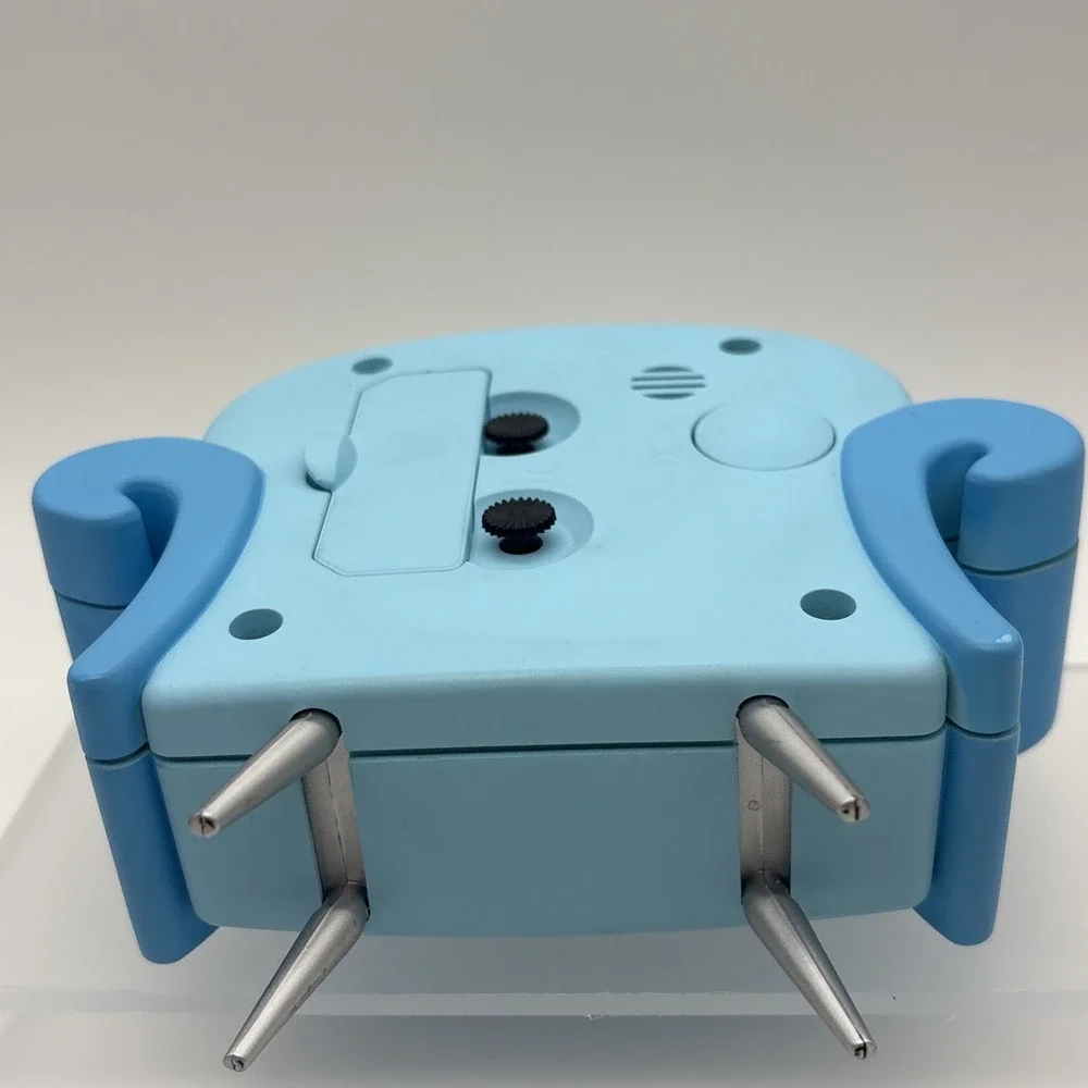 VTG Sanrio Hello Kitty Blue Angel 2001 Couch Collectible Mini Alarm Clock Rare
